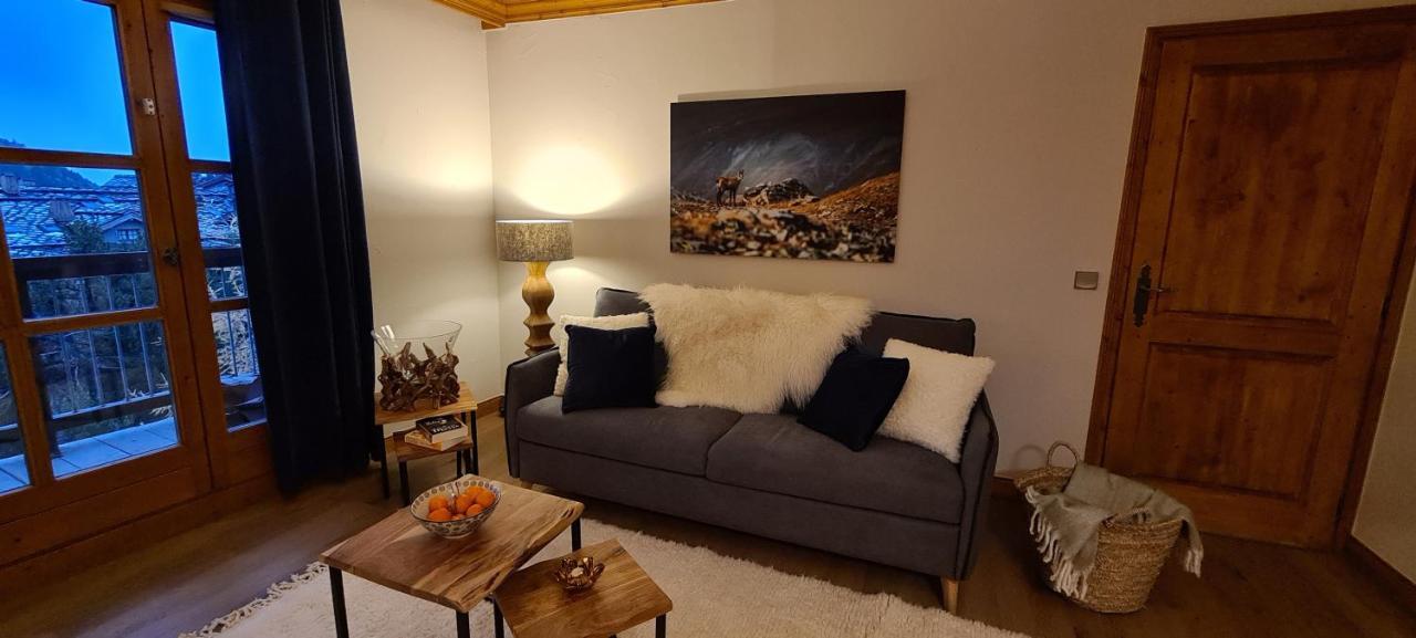 Arc 1950 Appartement De Standing Refuge Du Montagnard, Vue Incroyable Sur Le Montblanc, Skis Aux Pieds Acces Spa Et Piscine Les Arcs  エクステリア 写真