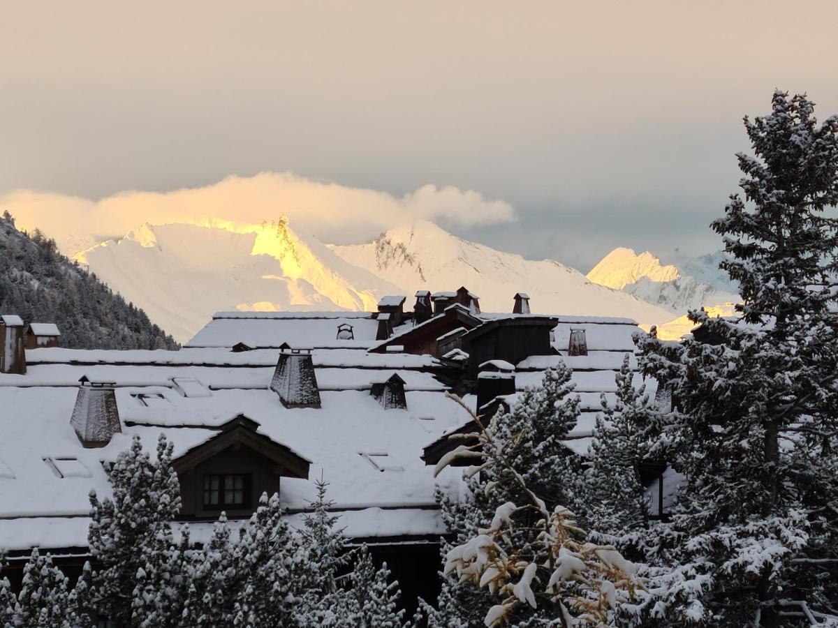 Arc 1950 Appartement De Standing Refuge Du Montagnard, Vue Incroyable Sur Le Montblanc, Skis Aux Pieds Acces Spa Et Piscine Les Arcs  エクステリア 写真
