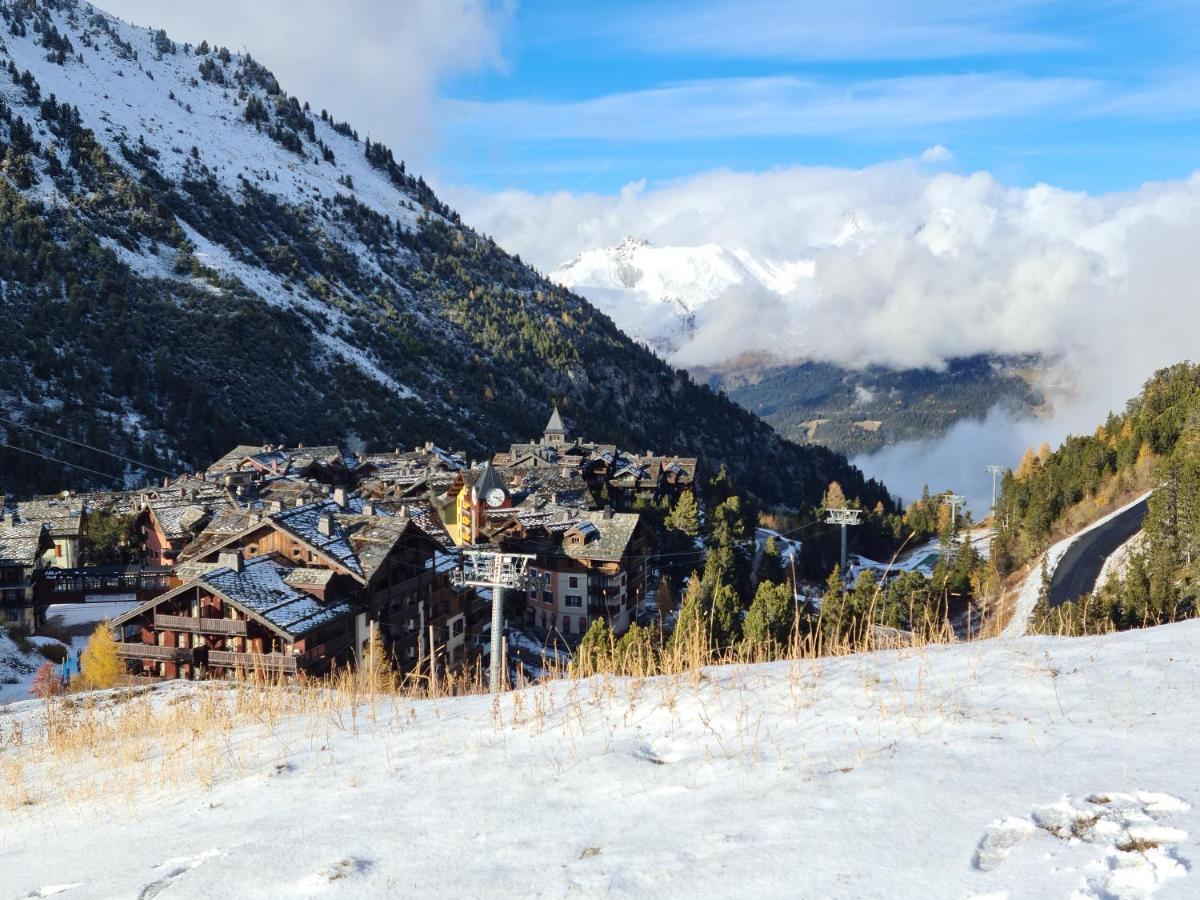 Arc 1950 Appartement De Standing Refuge Du Montagnard, Vue Incroyable Sur Le Montblanc, Skis Aux Pieds Acces Spa Et Piscine Les Arcs  エクステリア 写真