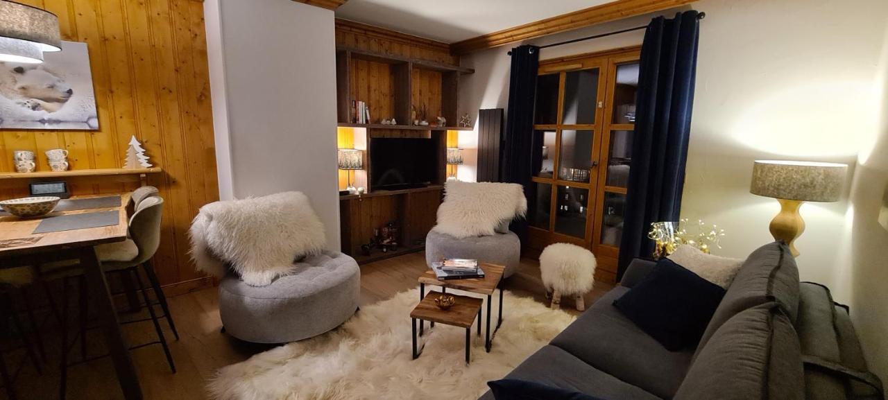 Arc 1950 Appartement De Standing Refuge Du Montagnard, Vue Incroyable Sur Le Montblanc, Skis Aux Pieds Acces Spa Et Piscine Les Arcs  エクステリア 写真