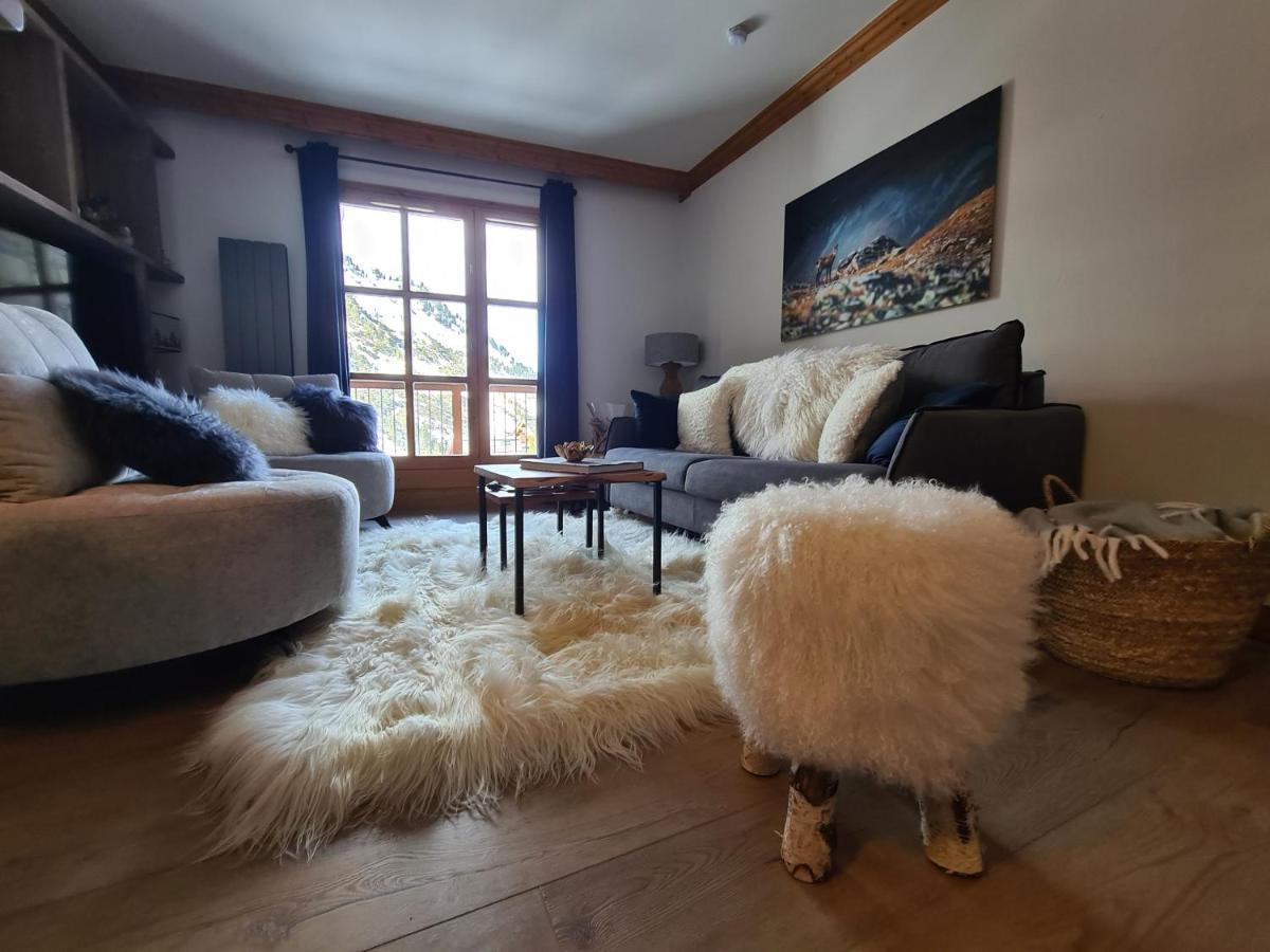 Arc 1950 Appartement De Standing Refuge Du Montagnard, Vue Incroyable Sur Le Montblanc, Skis Aux Pieds Acces Spa Et Piscine Les Arcs  エクステリア 写真