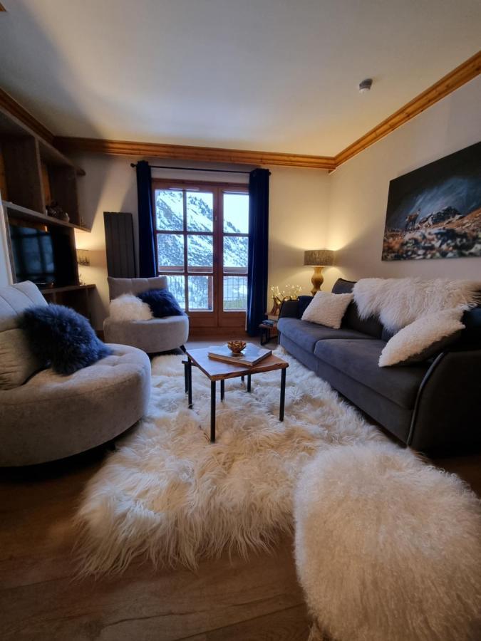 Arc 1950 Appartement De Standing Refuge Du Montagnard, Vue Incroyable Sur Le Montblanc, Skis Aux Pieds Acces Spa Et Piscine Les Arcs  エクステリア 写真