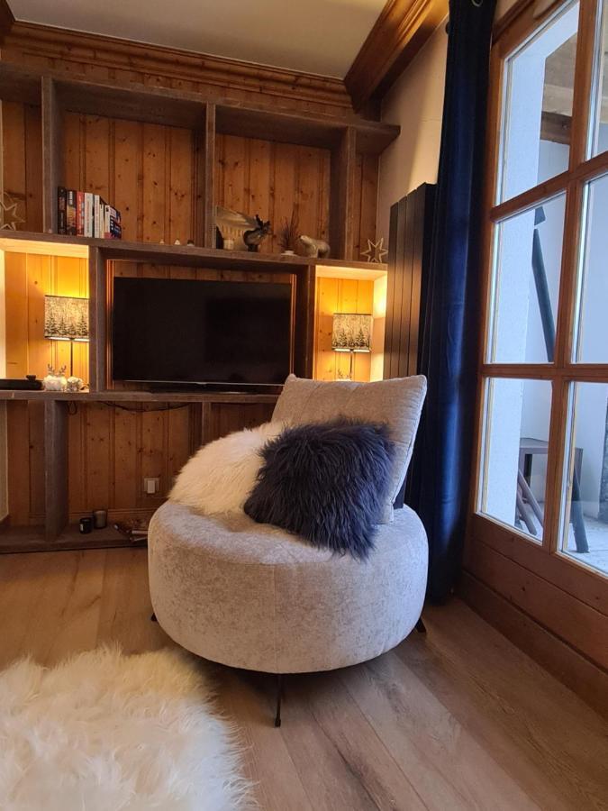 Arc 1950 Appartement De Standing Refuge Du Montagnard, Vue Incroyable Sur Le Montblanc, Skis Aux Pieds Acces Spa Et Piscine Les Arcs  エクステリア 写真