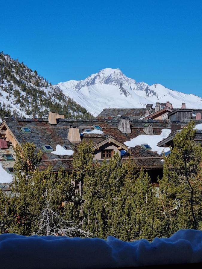 Arc 1950 Appartement De Standing Refuge Du Montagnard, Vue Incroyable Sur Le Montblanc, Skis Aux Pieds Acces Spa Et Piscine Les Arcs  エクステリア 写真