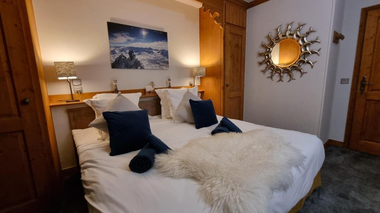 Arc 1950 Appartement De Standing Refuge Du Montagnard, Vue Incroyable Sur Le Montblanc, Skis Aux Pieds Acces Spa Et Piscine Les Arcs  エクステリア 写真