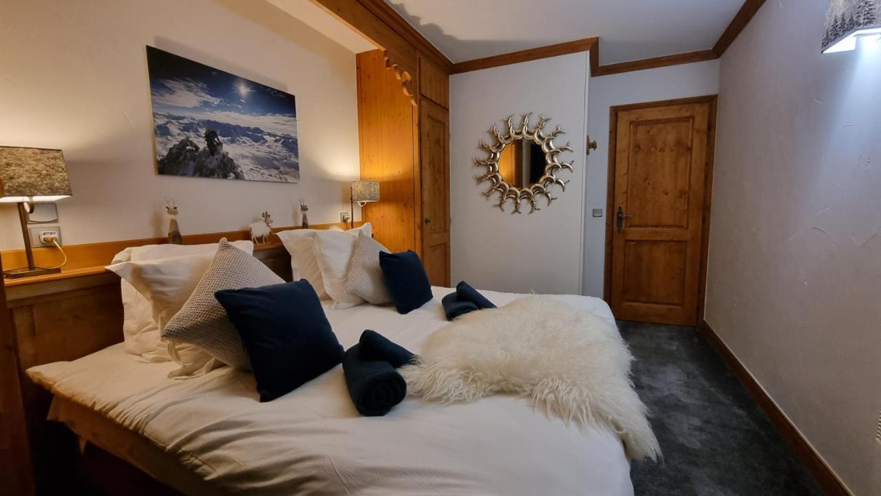 Arc 1950 Appartement De Standing Refuge Du Montagnard, Vue Incroyable Sur Le Montblanc, Skis Aux Pieds Acces Spa Et Piscine Les Arcs  エクステリア 写真